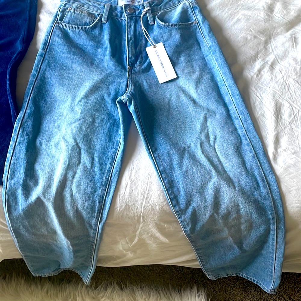 High rise dad jeans